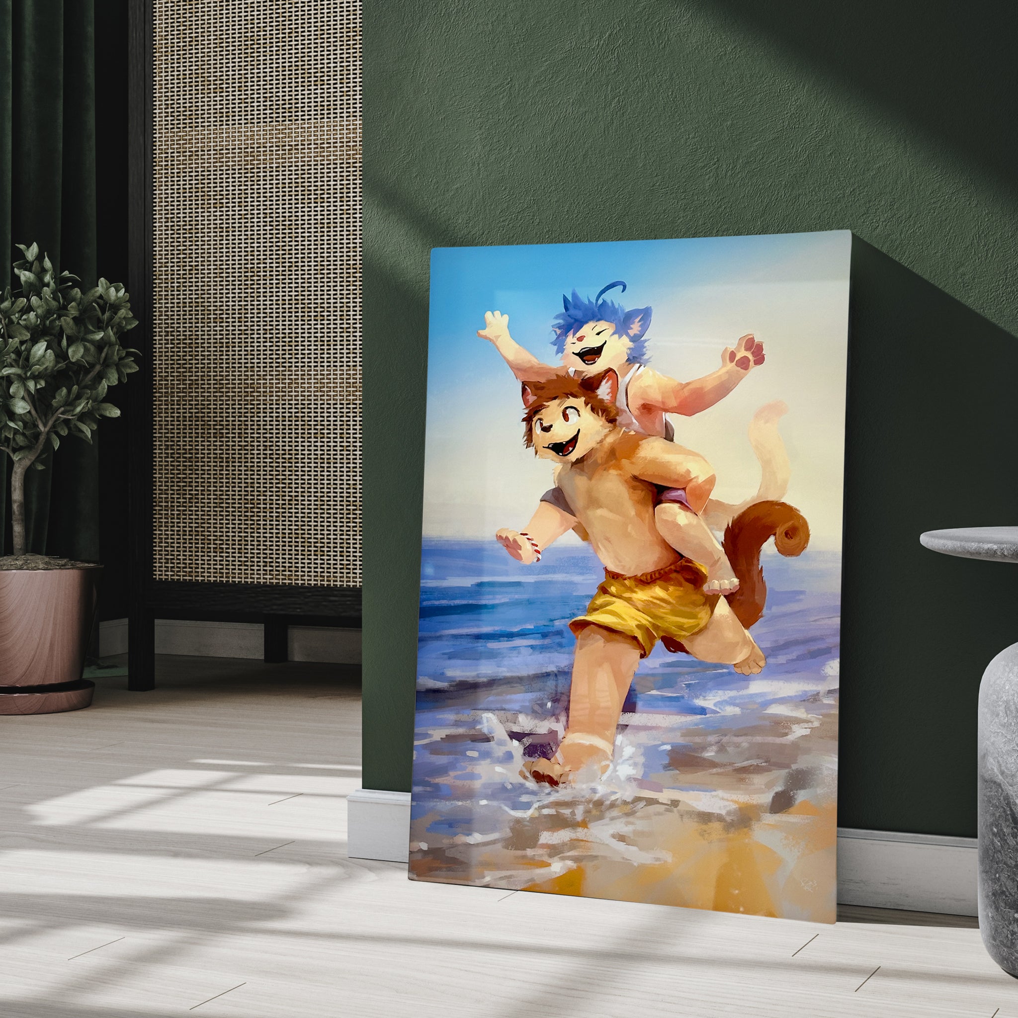 插畫創作 X ChromaLuxe metal print 鋁板輸出