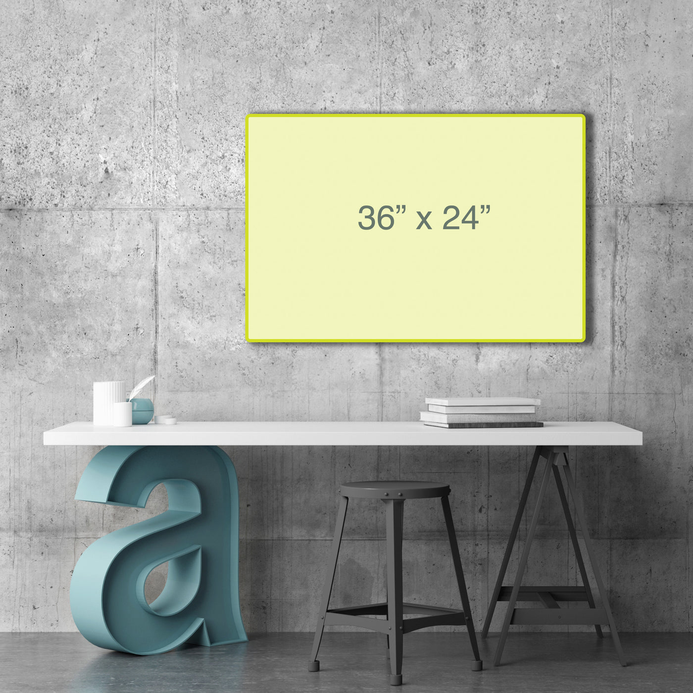 36 x 24" (91.4 x 61 cm)